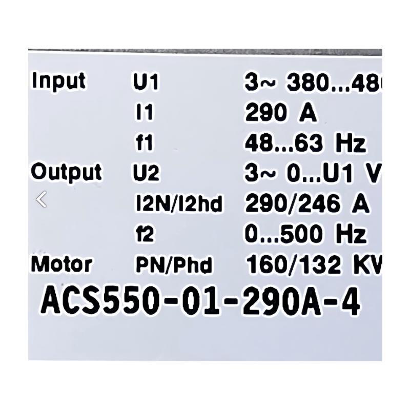 ABB ACS550-01-290A-4 3AUA0000026919-D Frequency Converter