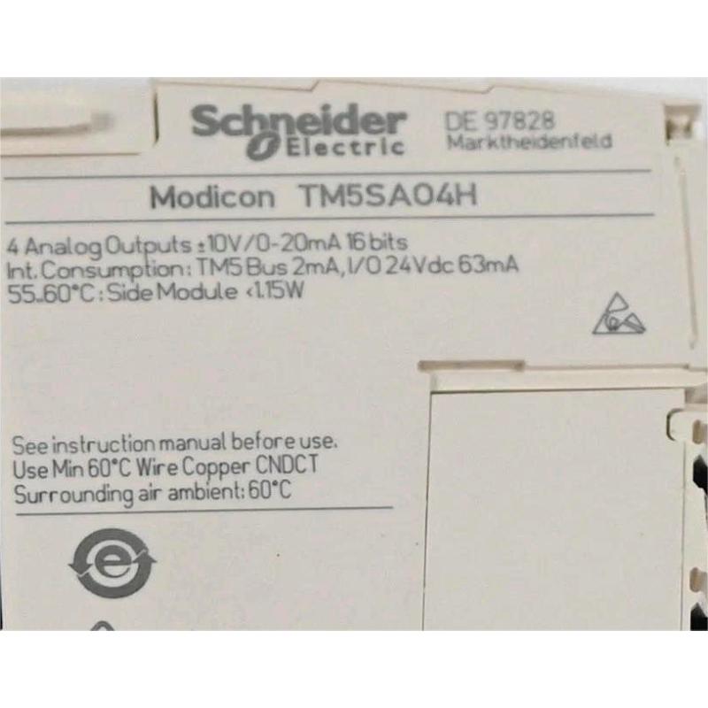 Schneider TM5SAO4H Analog Output Module
