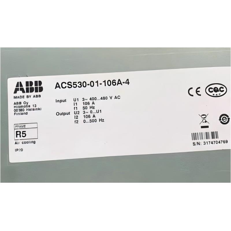 ABB ACS580-01-145A-4 3ABD00045437-D Variable Frequency Drive (VFD)