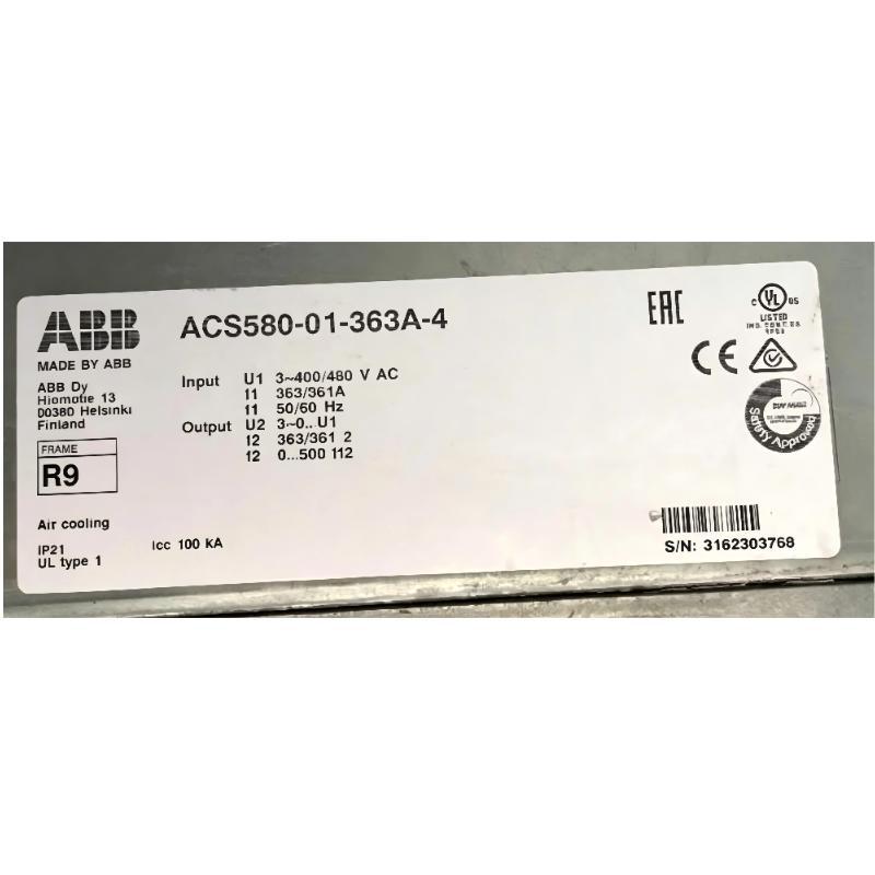 ABB ACS580-01-363A-4 3ABD00037932-D Frequency Converter