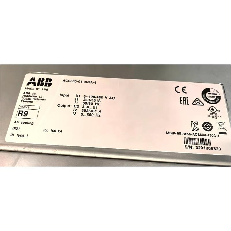 ABB ACS580-01-363A-4 3AUA0000080509 Frequency Converter