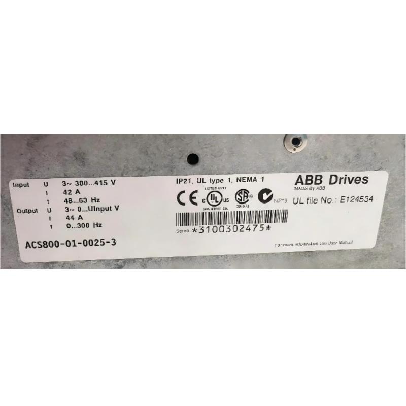 ABB ACS800-01-0025-3 64576283 Frequency Converter