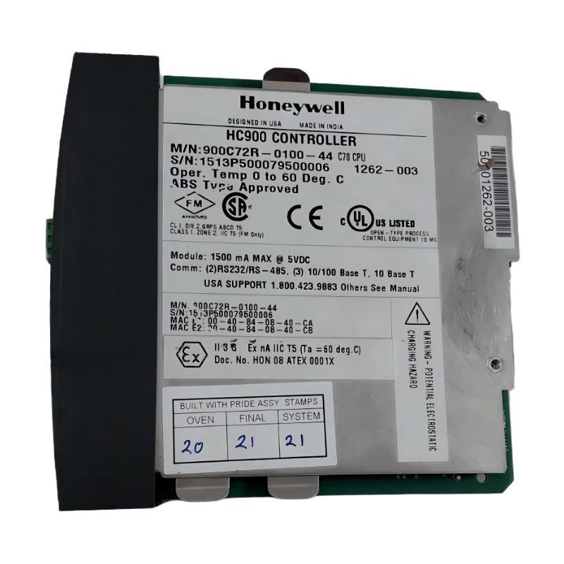 Honeywell 900C72R-0100-44 HC900 Controller CPU Module