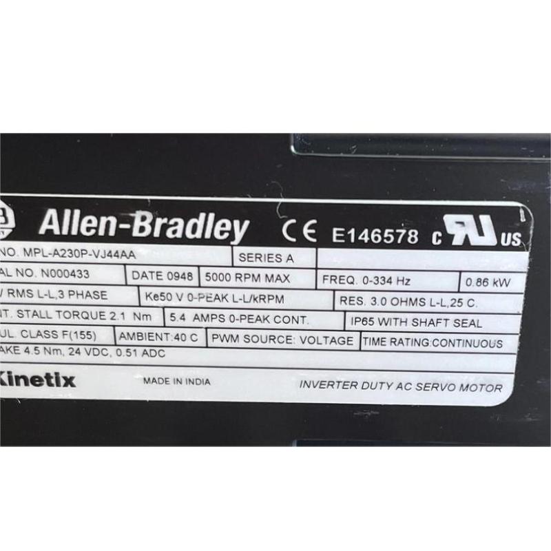 Allen Bradley MPL-A230P-VJ44AA Servo Motor