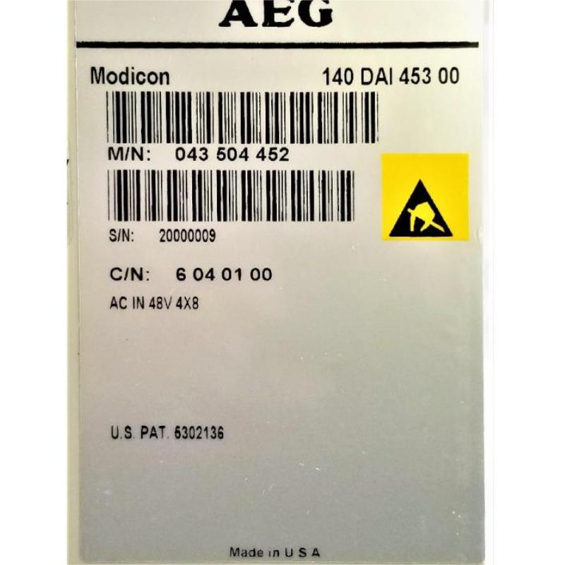 Schneider 140DAI45300C Discrete Input Module