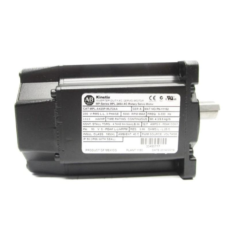 Allen Bradley MPL-A420P-MJ72AA Servo Motor