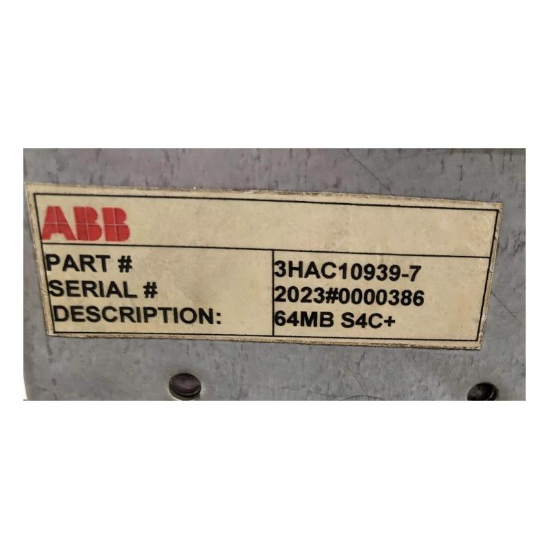 ABB 3HAC10939-7 Computer Unit