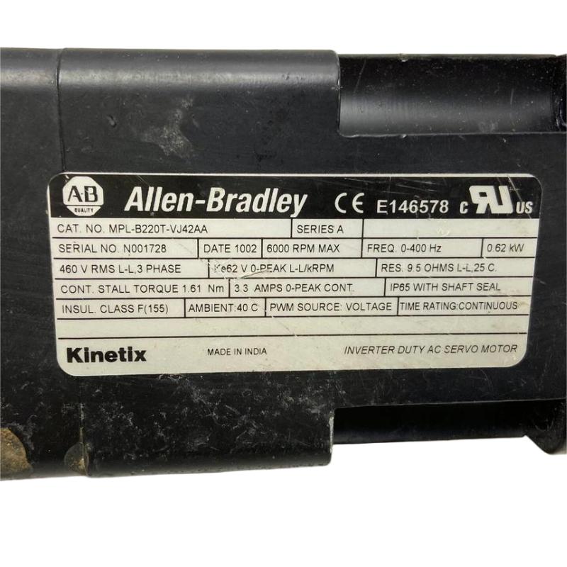 Allen Bradley MPL-B220T-VJ42AA Servo Motor
