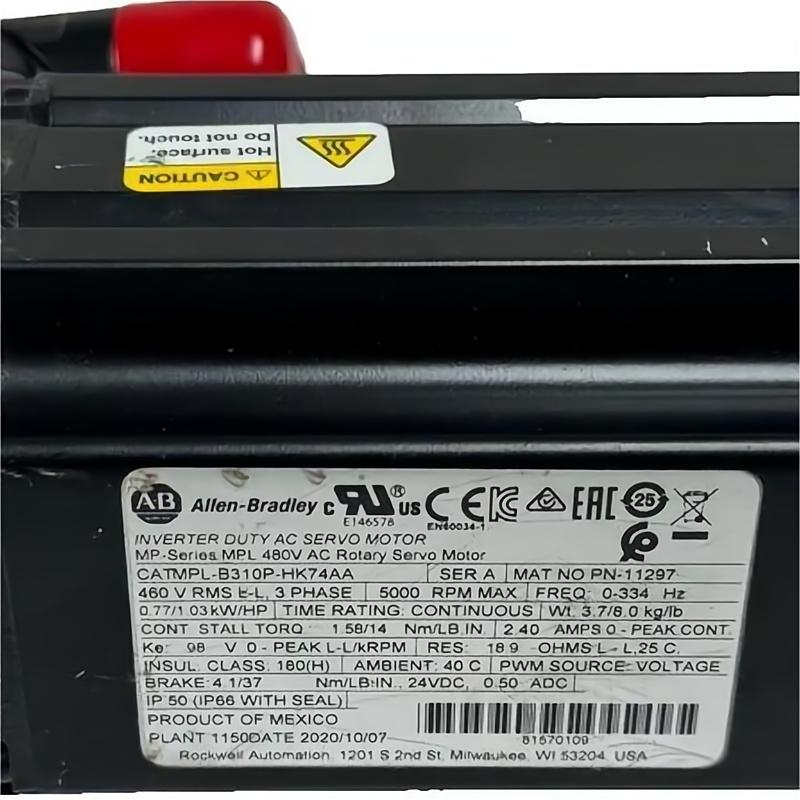 Allen Bradley MPL-B310P-HK74AA Servo Motor