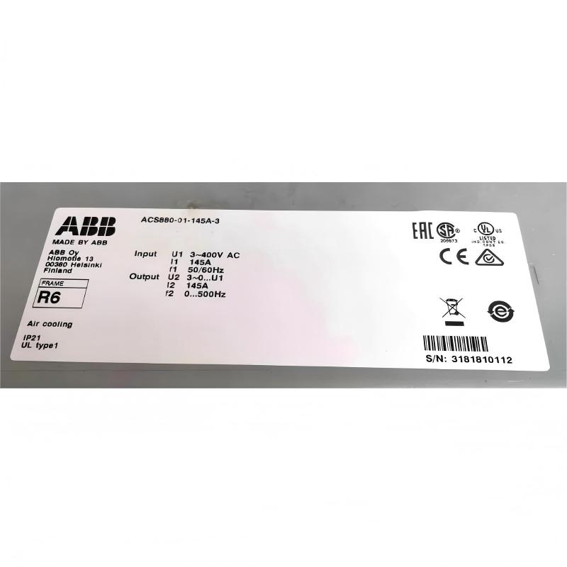 ABB ACS880-01-145A-3 3ABD00035951-D Frequency Converter