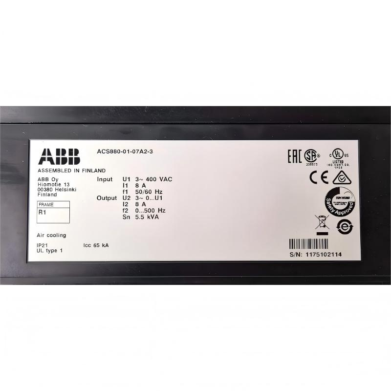 Allen Bradley ACS880-01-07A2-3 3AUA0000107988 Frequency Converter