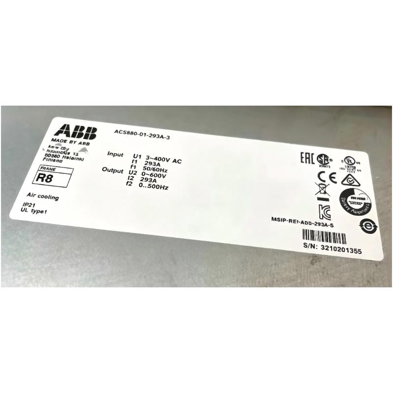 ABB ACS880-01-293A-3 3ABD00035955-D Frequency Converter