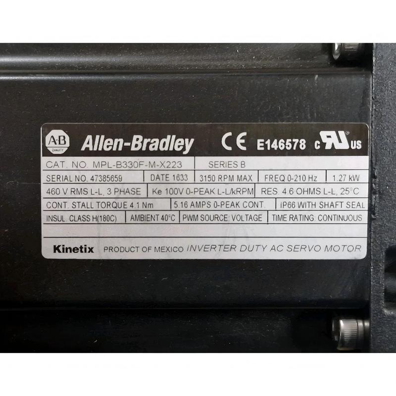 Allen Bradley MPL-B330F-M-X223 Servo Motor