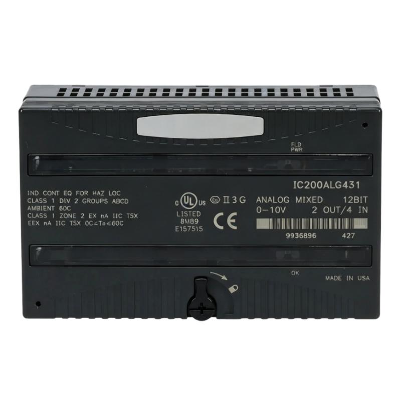 GE IC200ALG431F Analog/Mixed I/O Module