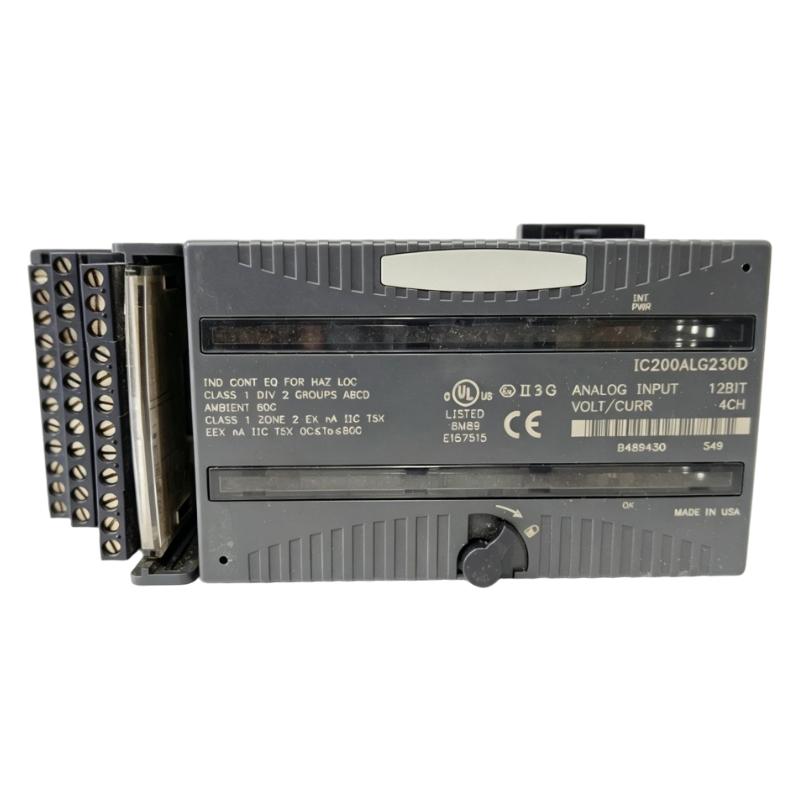 GE IC200ALG230D Analog Input Module