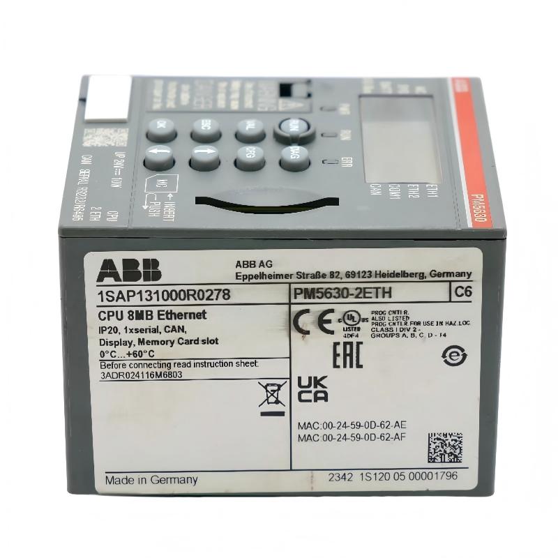 ABB PM5630-2ETH 1SAP131000R0278 Processor Module