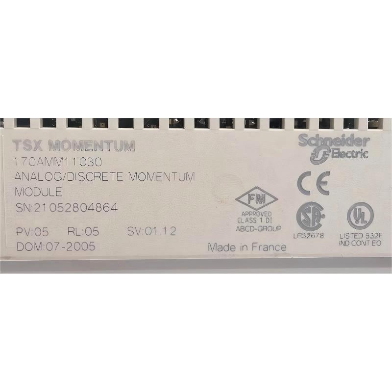Schneider 170AMM11030 Modicon Momentum I/O Base