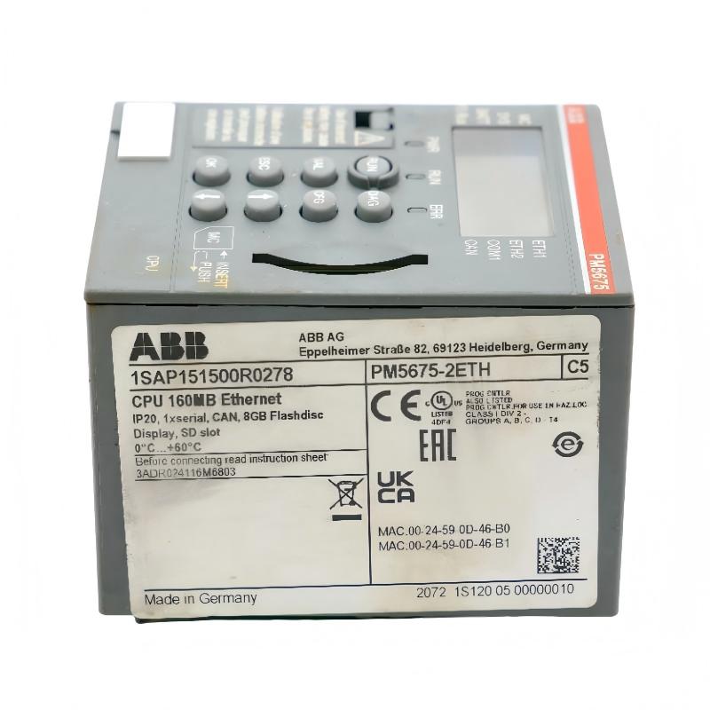 ABB PM5675-2ETH 1SAP151500R0278 Processor Module