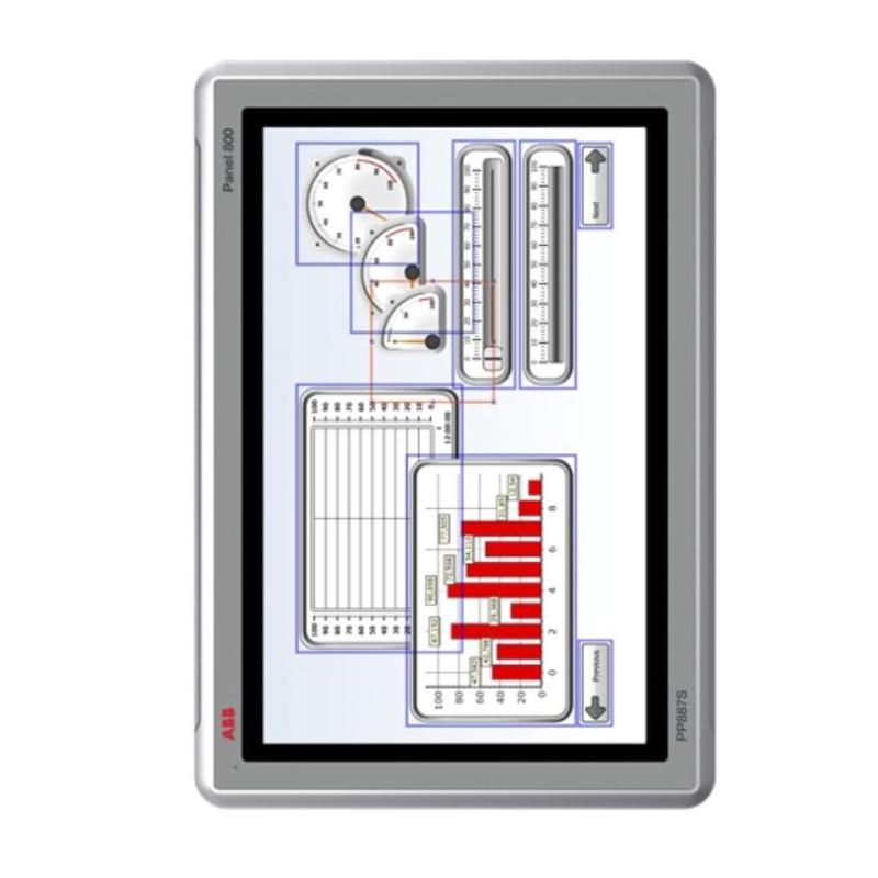 ABB PP887S 3BSE092987R1 Touchscreen Panel
