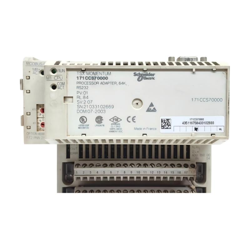 Schneider 171CCS70000 M1/M1E Processor Adapter