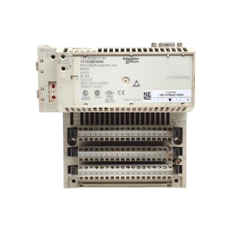 Schneider 171CCS70000 M1/M1E Processor Adapter