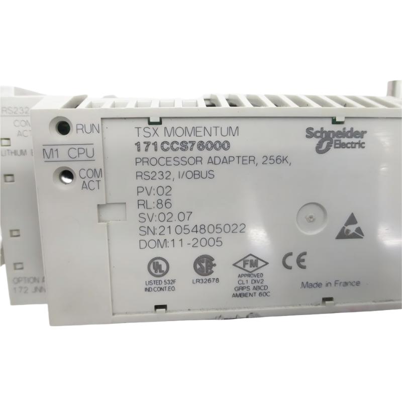 Schneider 171CCS76000 M1/M1E Processor Adapter