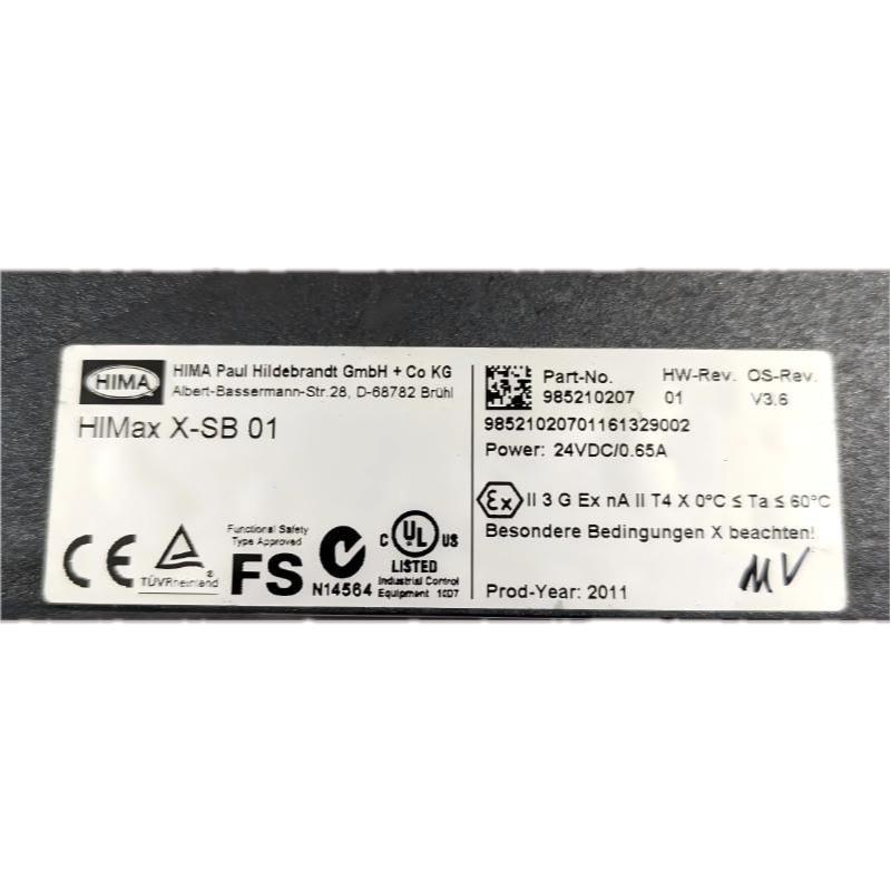 Hima X-SB 01 985210207 System Bus Module (HIMax PES System Module)