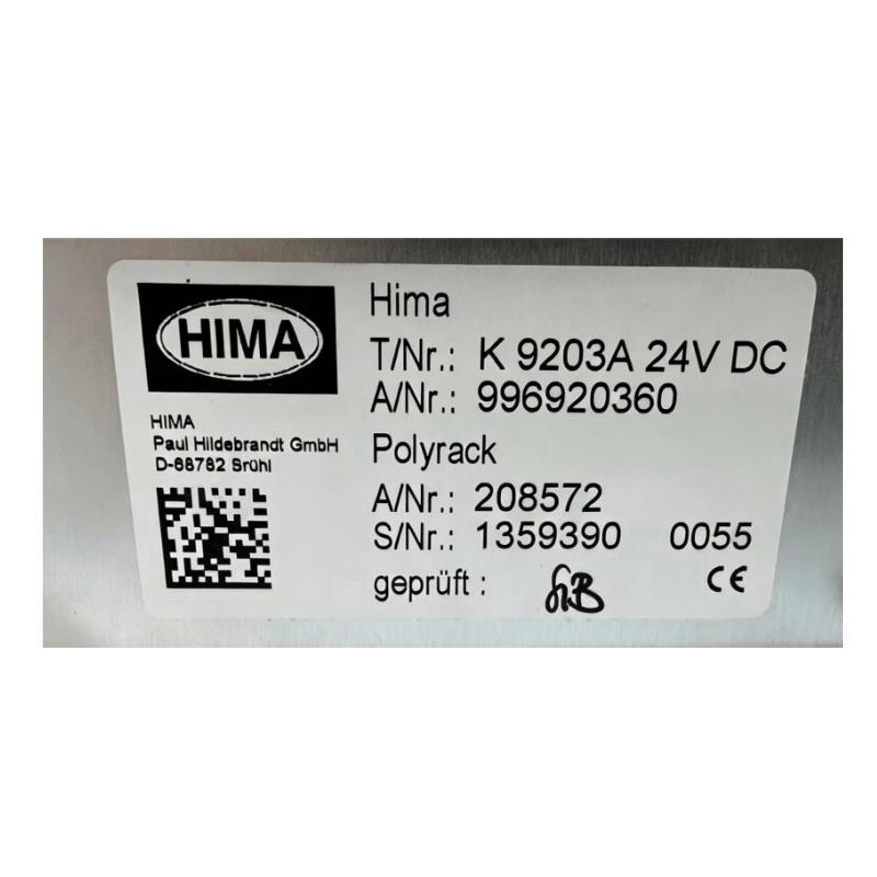 Hima K 9203A 996920360 Rack Fan