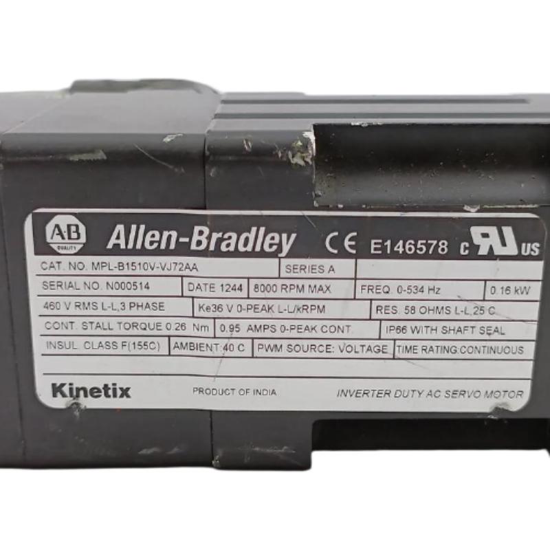 Allen Bradley MPL-B1510V-VJ72AA Servo Motor