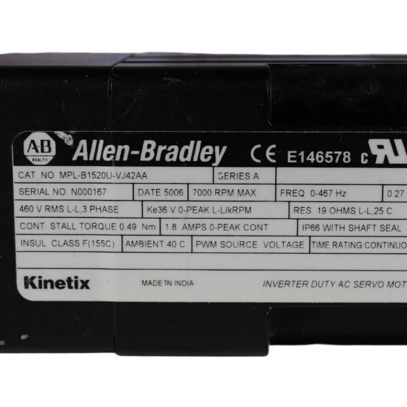 Allen Bradley MPL-B1520U-VJ42AA Servo Motor