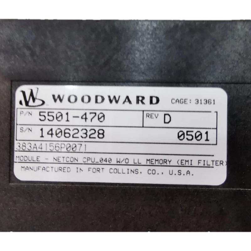 Woodward 5501-470 CPU Module