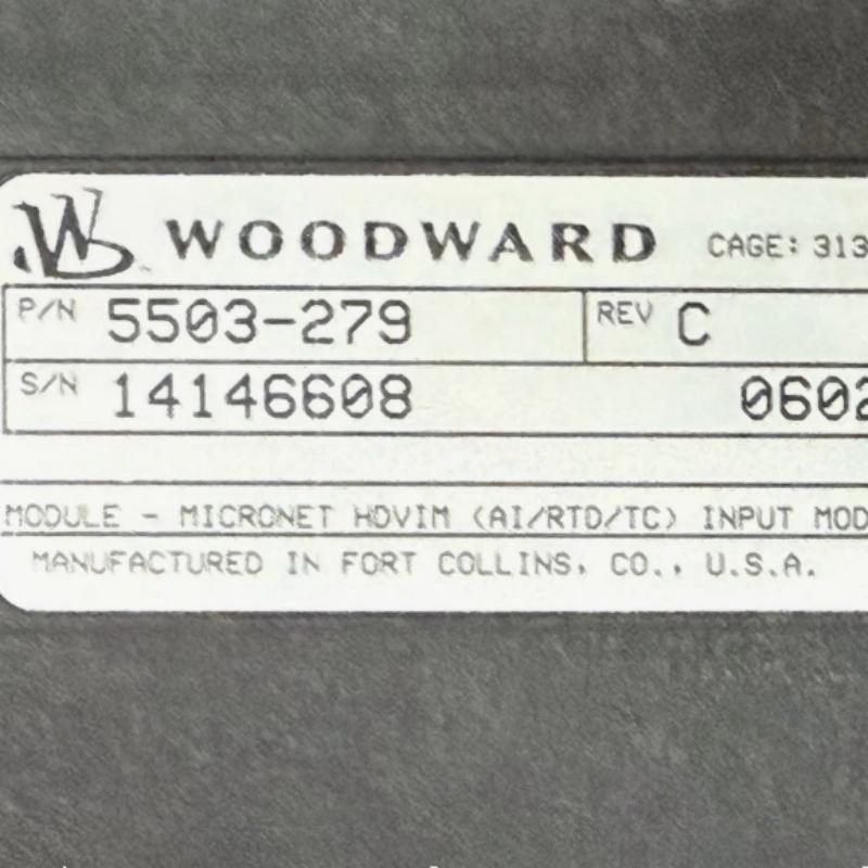 Woodward 5503-279 High-Density Multi-Function Input Module