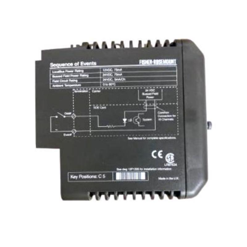 Emerson KJ3008X1-BA1 12P2293X052 Event Sequence Module