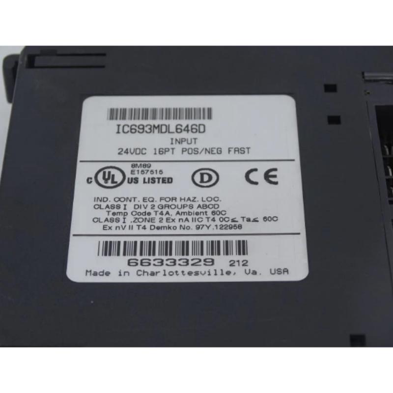 GE IC693MDL646D Positive/Negative Logic Input Module
