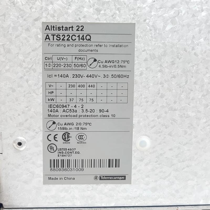 Schneider ATS22C14Q Soft Starter